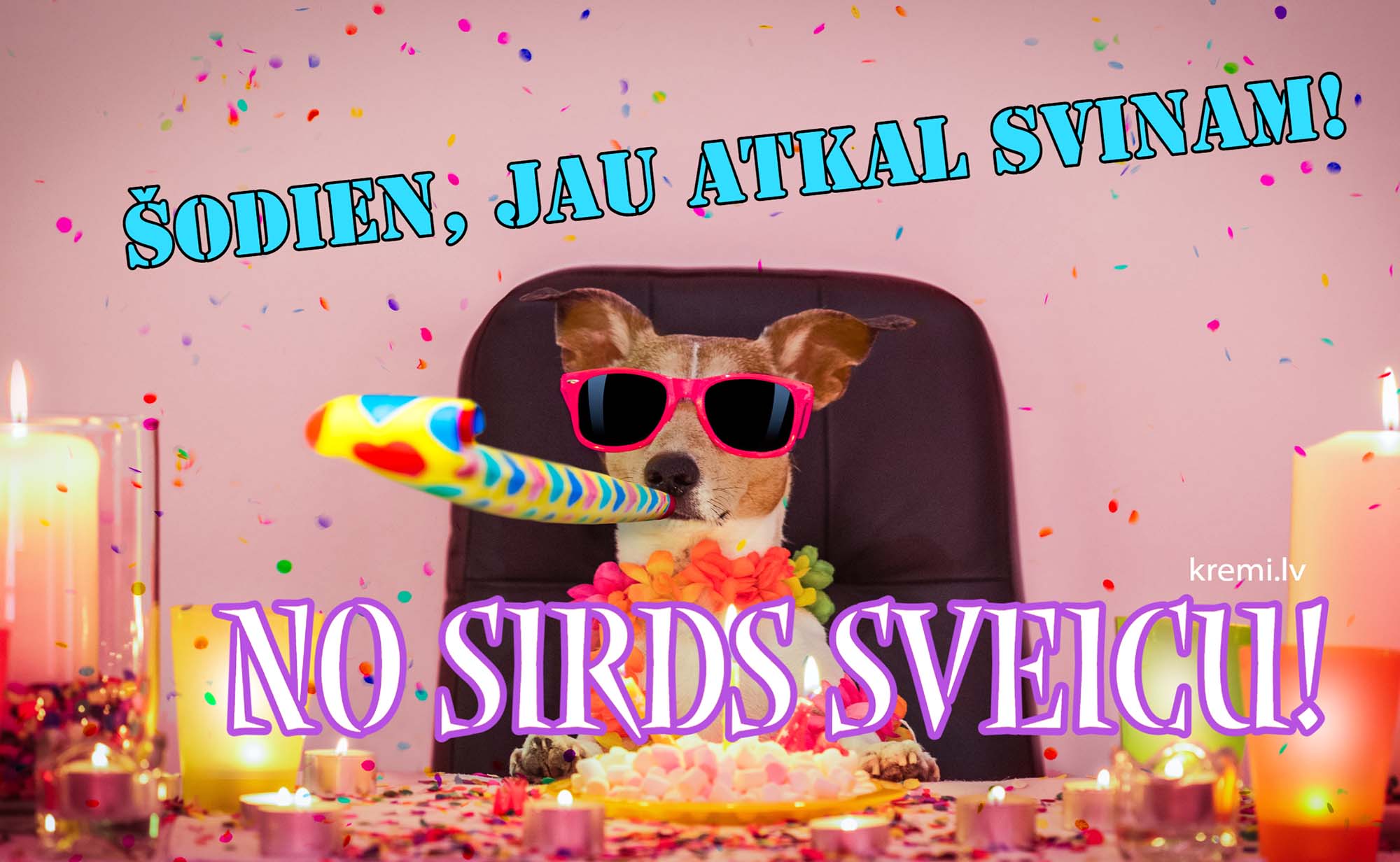 Apsveikumi dzimšanas dienā – Kremi